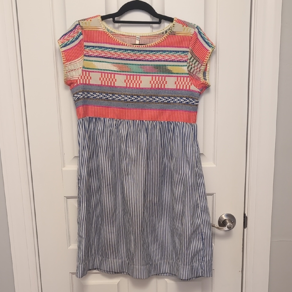 Uncle Frank Colorful Striped Kids Dress